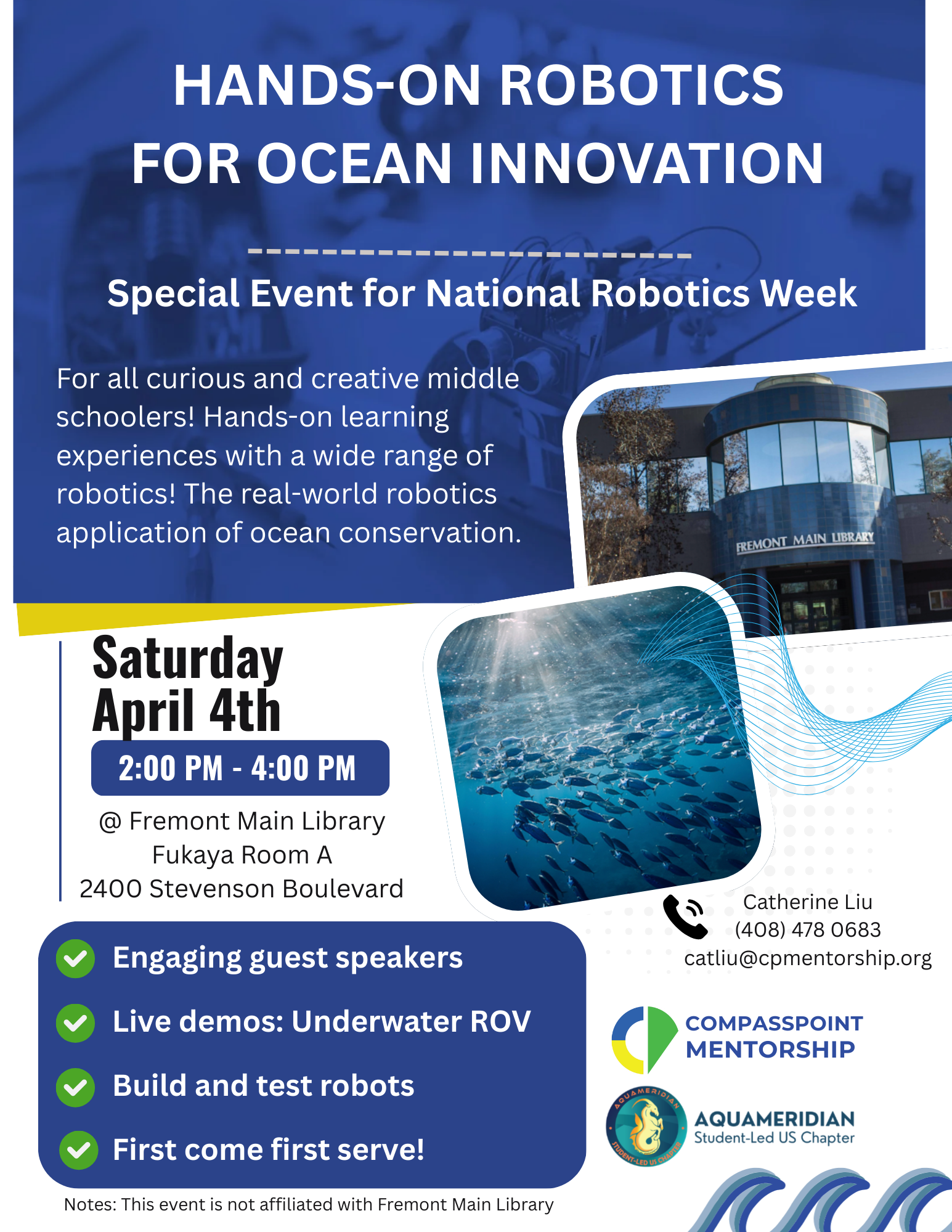 Hands-on Robotics for Ocean Innovation