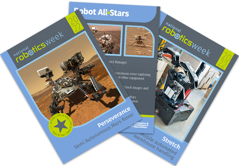 National All-Star Robot Trading Cards