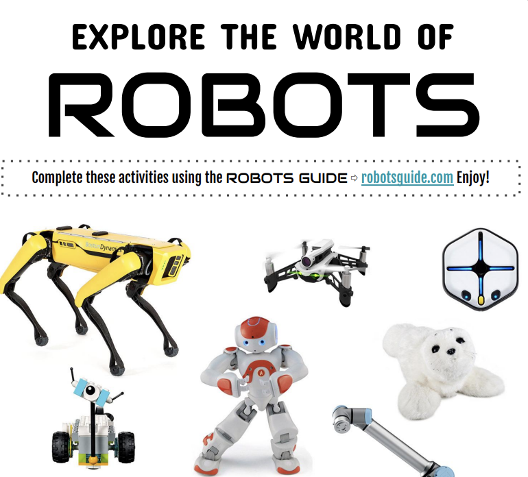 IEEE World of Robotics Activity Sheets